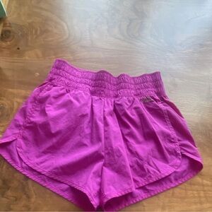PINK Victoria's Secret Bright Magenta Athletic Shorts
